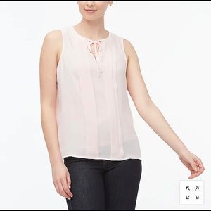 J. Crew Pleated Tie-neck Top - Final Price
